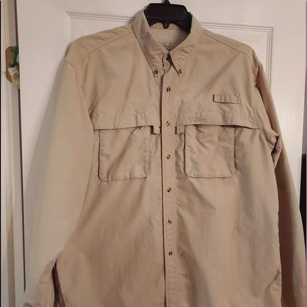 Men's Large, L.L Bean Nylon Mesh Shirt